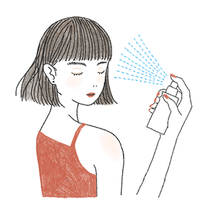 1：スプレー